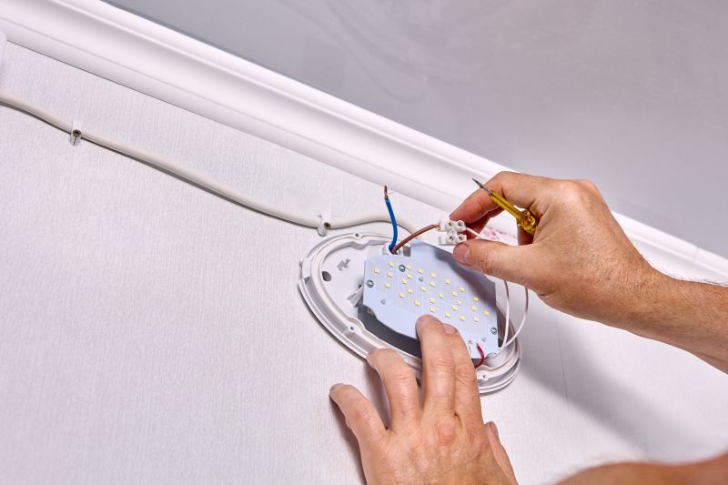 Installing light fixtures